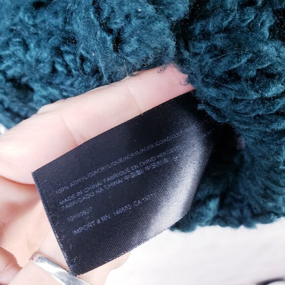 C/MEO Collective Women's Small Green Trade Places Pommed Sweater Crewneck Knit - Picture 5 of 8